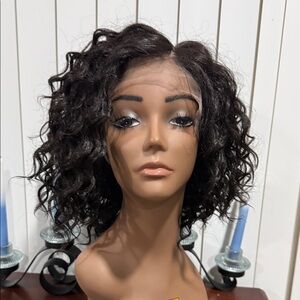 Natural Curly Black Wig for Women